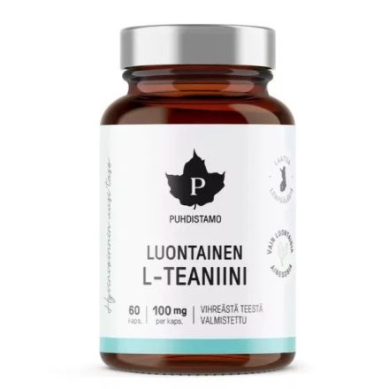 PUHDISTAMO L-Theanine - 100 mg, 60 kapsz. 32g