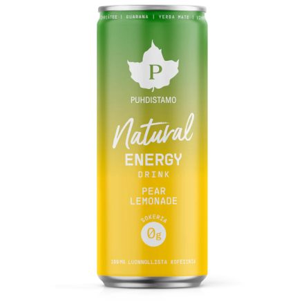PUHDISTAMO Természetes Energiaital - Körte limonádé 330 ml