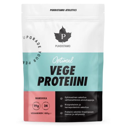PUHDISTAMO Athletics Optimal Vegán Protein - Epres 600g