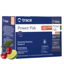   Power Pak Cherry Lime - Cseresznye lime ízű elektrolit ital (30 db tasak) Trace Minerals 183g