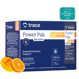   Power Pak keto barát, narancs-mangó ízű, cukormentes elektrolit ital (30 db tasak) Trace Minerals 183g