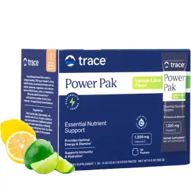   Power Pak Lemon Lime - Citrom lime ízű elektrolit ital (30 db tasak) Trace Minerals 183g