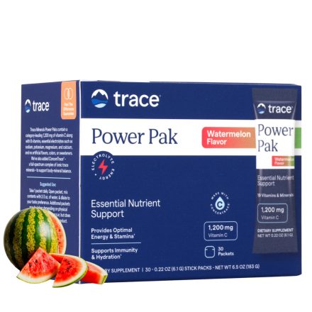 Power Pak Watermelon - Görögdinnye ízű elektrolit ital (30 db tasak) Trace Minerals 183g