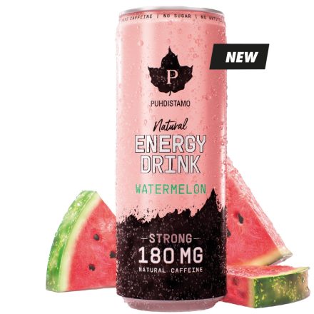 PUHDISTAMO Természetes Energiaital - Görögdinnye (erős) 330 ml