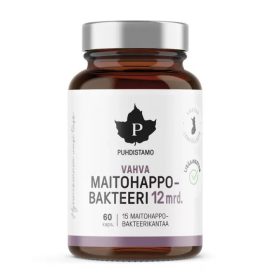   PUHDISTAMO Erős tejsavbaktériumok 12 milliárd - 60 kapszula, 36g