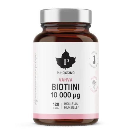 PUHDISTAMO Erős Biotin 120 kapszula, 46g
