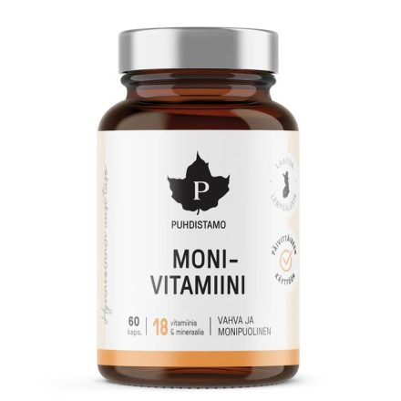 PUHDISTAMO Multivitamin 60 kapszula, 38g