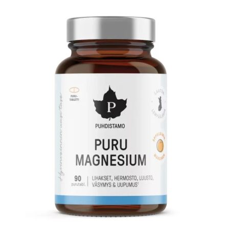 PUHDISTAMO Magnézium rágótabletta - 90 rágótabl.