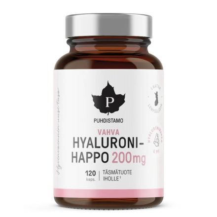 PUHDISTAMO Erős Hialuronsav 120 kapszula, 62g