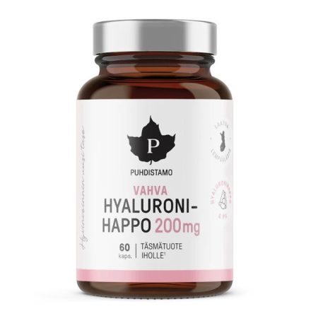 PUHDISTAMO Erős Hialuronsav 60 kapszula, 31g