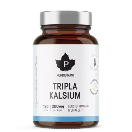 PUHDISTAMO Tripla Kalcium 120 kapsz.