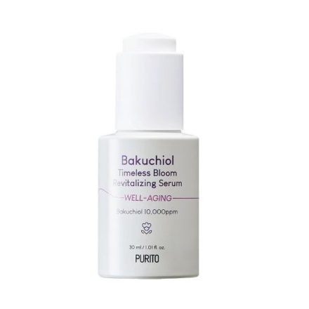 PURITO Bakuchiol Timeless Bloom revitalizáló arcszérum 30ml