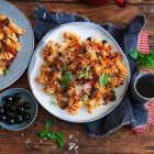 Rummo Fusilli száraztészta csicseriborsóból és barnarizsből 300g