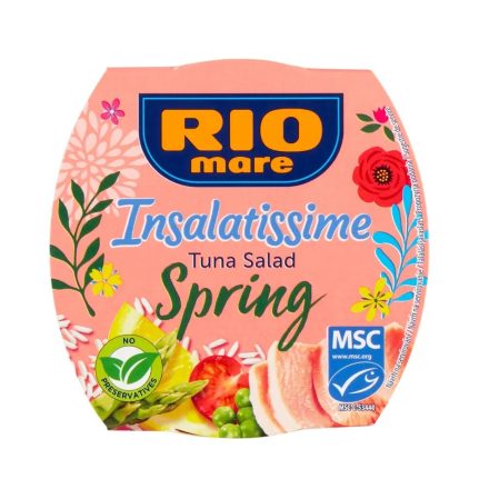 Rio Mare - Insalatissime tonhalsaláta Spring zöldséges készétel 160g