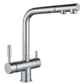 Zuhanyfejes Króm 3 utas konyhai csaptelep