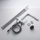 Zuhanyfejes Króm 3 utas konyhai csaptelep