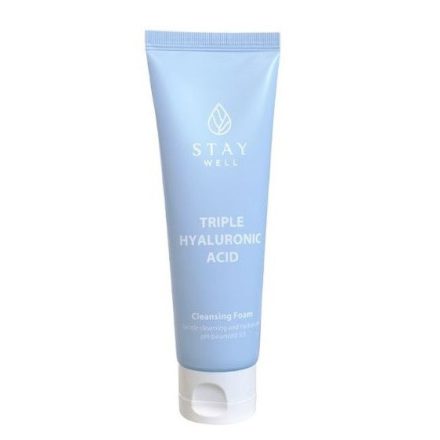 STAY WELL Tripla hialuronsavas arctisztító hab 130ml