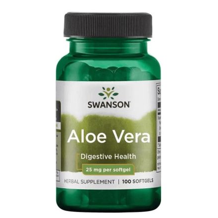 Swanson Aloe Vera 25mg (100 db) gélkapsz. 