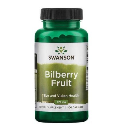 Swanson Fekete áfonya (Bilberry) gyümölcs 470mg (100 db) kapsz.