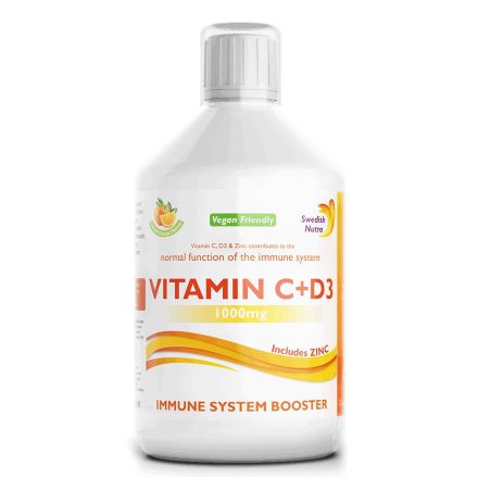 SWEDISH NUTRA C+D3 folyékony vitamin 500ml