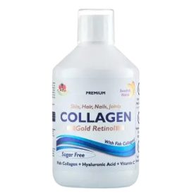   SWEDISH NUTRA Collagen Gold Retinol - kollagén, retinol és hialuronsav ital 500ml