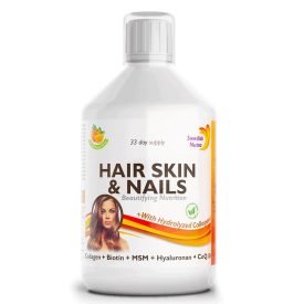   SWEDISH NUTRA Haj, bőr, köröm folyékony vitamin kollagénnel 500ml