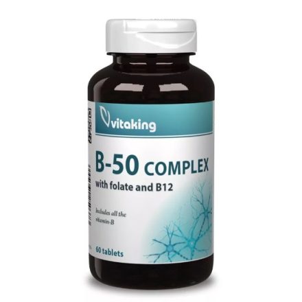 Vitaking MEGA B-50 vitamin komplex (60 db) Tabl.