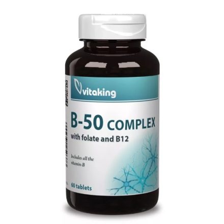 Vitaking MEGA B-50 vitamin komplex (60 db) Tabl.