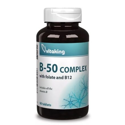 Vitaking MEGA B-50 vitamin komplex (60 db) Tabl.