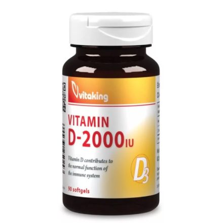 Vitaking D-2000 vitamin (90 db) Gélkapsz.