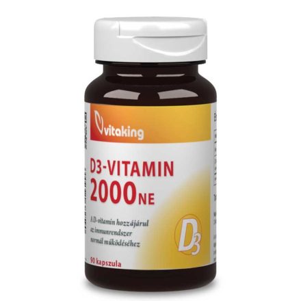 Vitaking D3-vitamin 2000 NE (90 db) Gélkapsz.