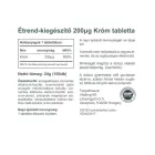 Vitaking Króm Pikolinát 200mcg (100 db) Tabl.