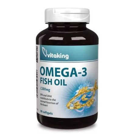 Vitaking Omega-3 1200mg EPA 216/DHA 144 (90 db) Gélkapsz.