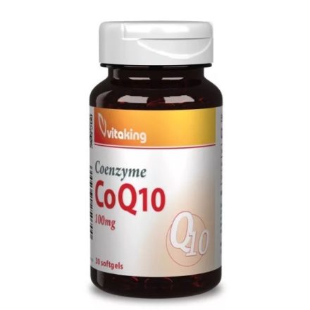 Vitaking Q-10 Koenzim 100mg (30 db) Gélkapsz.