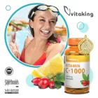 Vitaking C-Vitamin 1000mg Csipkebogyóval (100 db) Tabl. 
