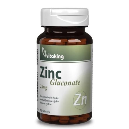 Vitaking Cink Glükonát 25mg (90 db) Tabl.
