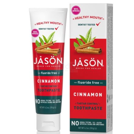 Jasön healthy mouth teafa-fahéj fogkrém 119g 