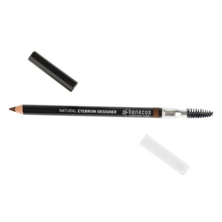 benecos natúr szemöldökceruza- és fésű - "brown" - 1,13g