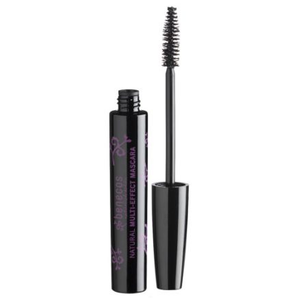 benecos natúr Multi Effect dúsító és hosszabbító szempillaspirál "just black" 8ml
