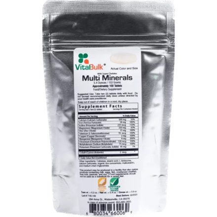 Vitalbulk Multi Minerals, 100 tabletta - 153g