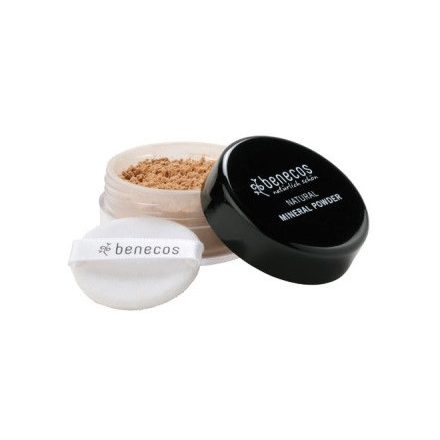 benecos natúr porpúder - medium beige (közép bézs) 10g