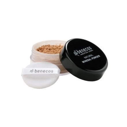 benecos natúr porpúder - golden halzelnut (sötétebb bézs) 10g