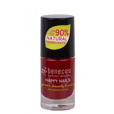benecos natúr körömlakk - cherry red 5ml