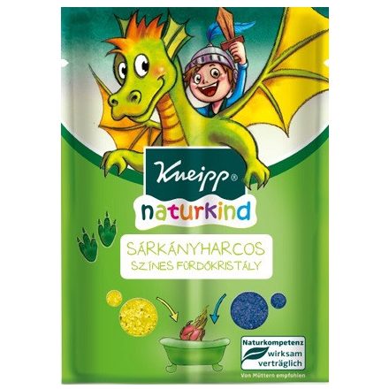 Kneipp Naturkind - Színes fürdőkristály- Sárkányharcos 2x20g