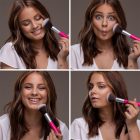 benecos színes - Púder ecset (pink)