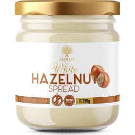   Almitas mogyorókrém kókuszolajjal és édesítőszerekkel - White - 250g 