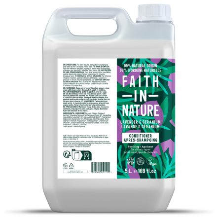Faith in Nature Kondicionáló Levendula és Geránium (5 liter)