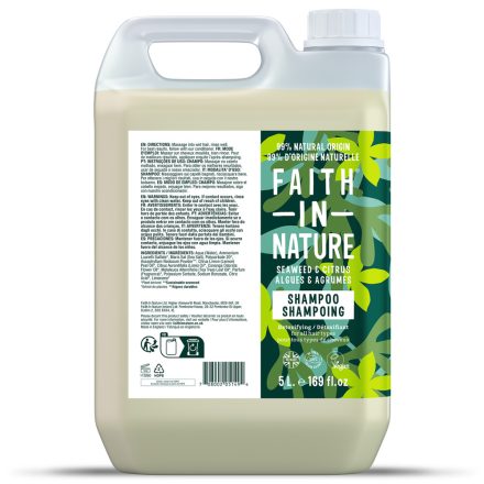 Faith in Nature Sampon Tengeri Hínár és Citrus (5 liter)