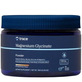   Trace Minerals Magnézium-glicinát italpor, narancs álom (180g)