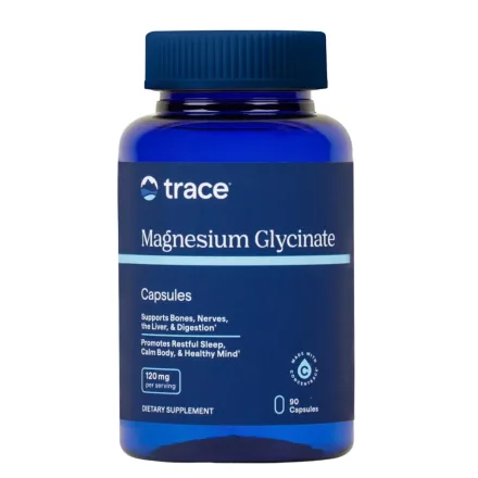 Trace Minerals Magnézium-glicinát kapszula 120mg/adag, (90 db)